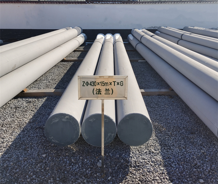 吕梁430×15米×T×G砼电力电杆